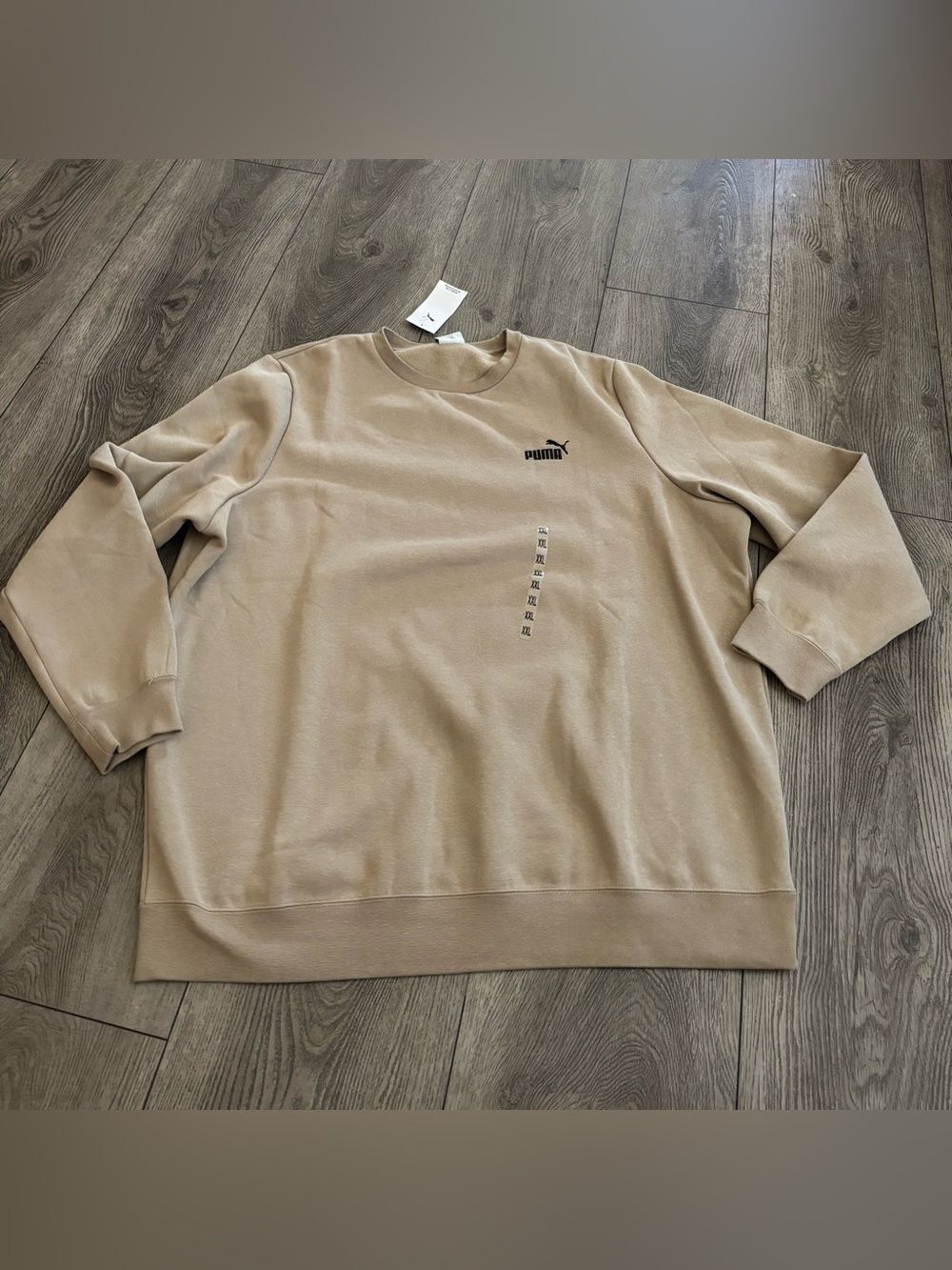 Puma womans Crewneck Sweatshirt in Beige